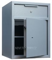 Vhazovací trezor / sejf RD 60 se zamykatelnou klapkou / velký
