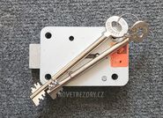Trezorový zámek STUV Cablox - motýlkový klíč 120 mm